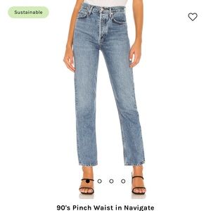 Agolde 90s pinch waist in Navigate